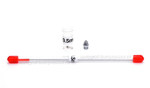 Комплект - сменное сопло 0,5 мм резьбовое (для аэрографов 1117-й серии)