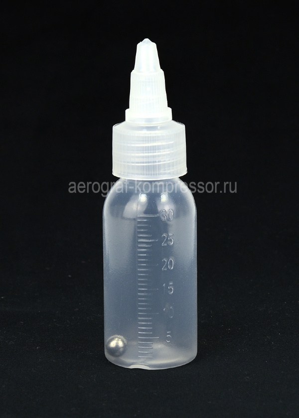 Баночка для краски 30 мл с шариком для размешивания