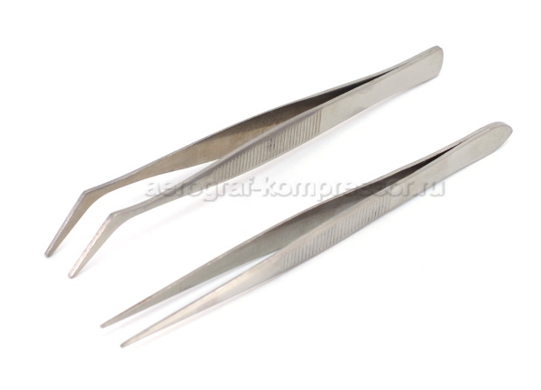 Набор пинцетов 2 шт (4107)