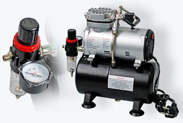 Компрессор JAS 1208, регулятор давления, автоматика, ресивер