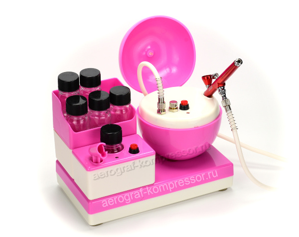  ПОДАРОЧНЫЙ НАБОР ДЛЯ АЭРОГРАФИИ НА НОГТЯХ