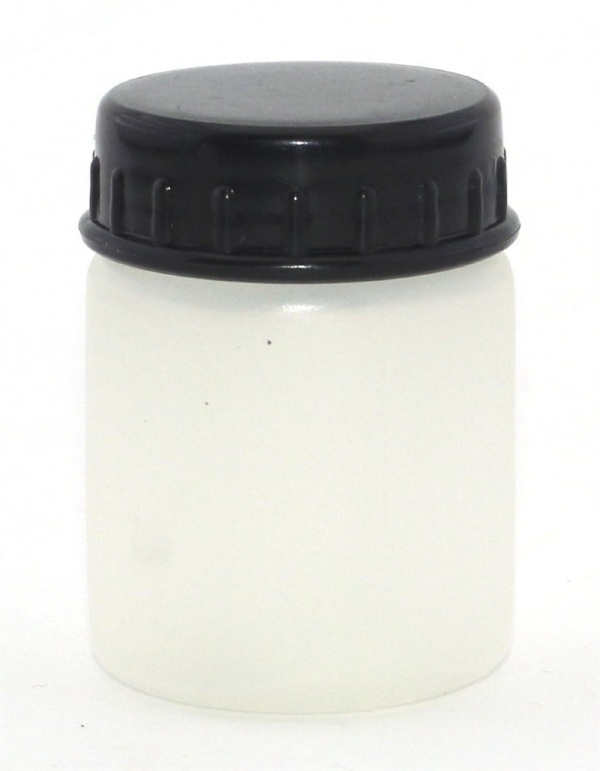 Баночка с крышкой, 22 мл, пластик (1551)