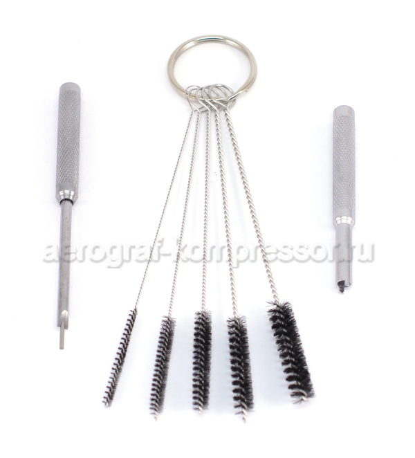 Набор инструментов для разборки и чистки аэрографа, 3 предмета (1635)