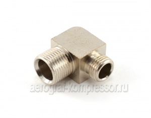 Переходник штуцер 1/8" - штуцер M12x1, Г-образный (8106)