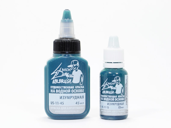 Краска для аэрографии Exmix изумрудная