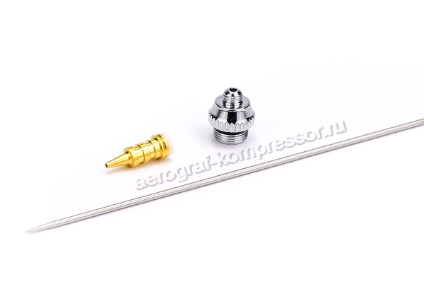 Koмплект - сменное сопло 0,8 мм для аэрографов Royalmax